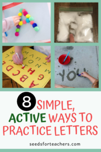 Simple, Active Ways to Practice Letters